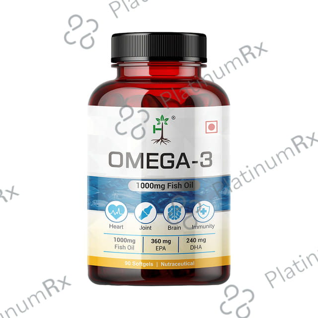 Humming Herbs Omega 3 1000mg Fish Oil Softgel Capsule