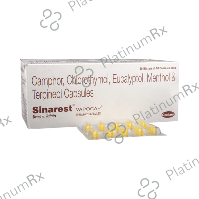 Sinarest Vapocap 2/10/5mg Capsule 10s