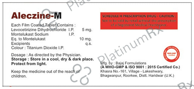 Aleczine M 5/10mg Tablet 10s