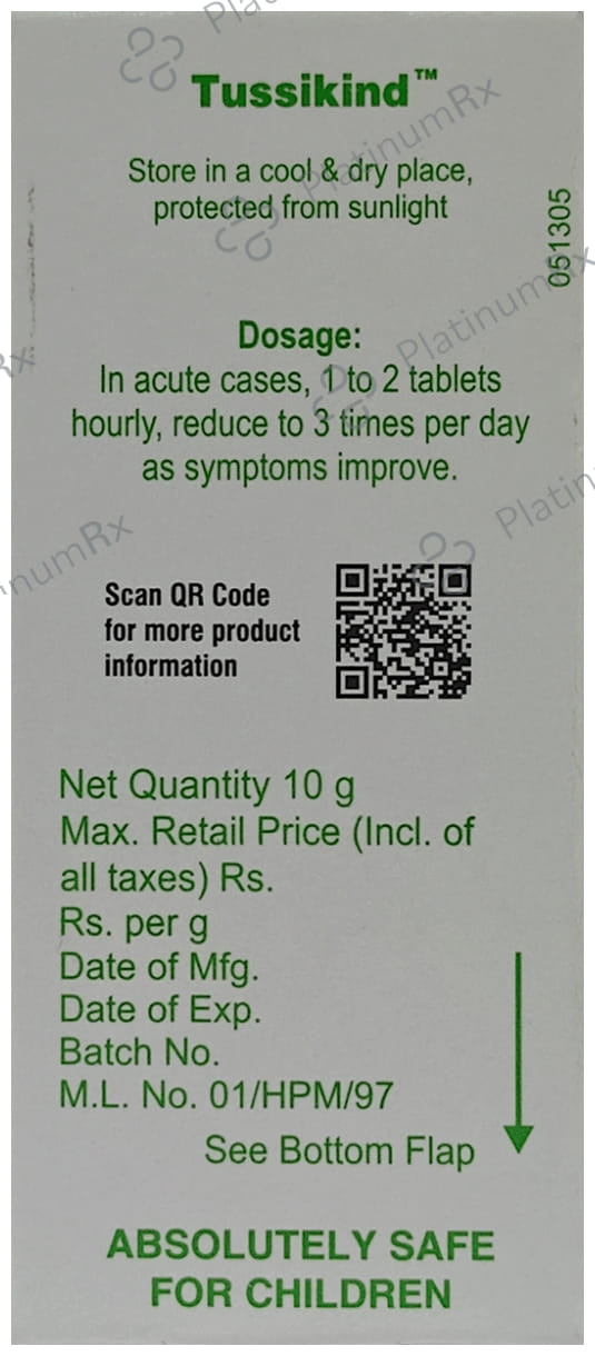 Dr Willmar Schwabe India Tussikind Tablet