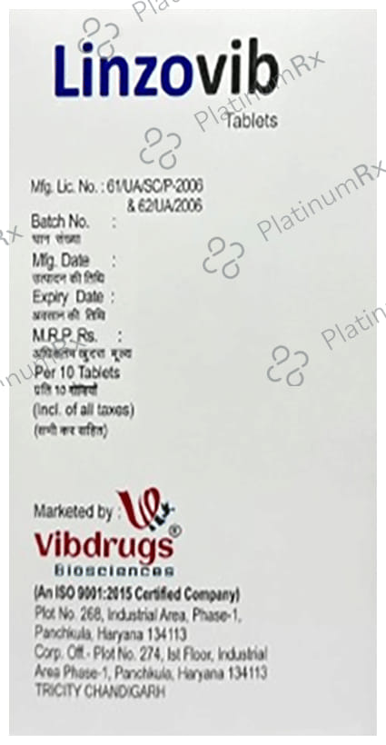 Linzovib 600mg Tablet 10s