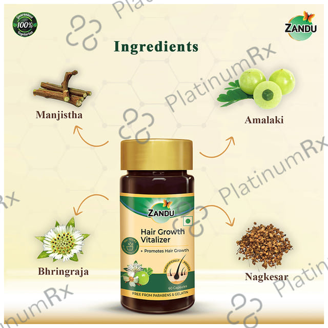Zandu Hair Growth Vitalizer Capsule