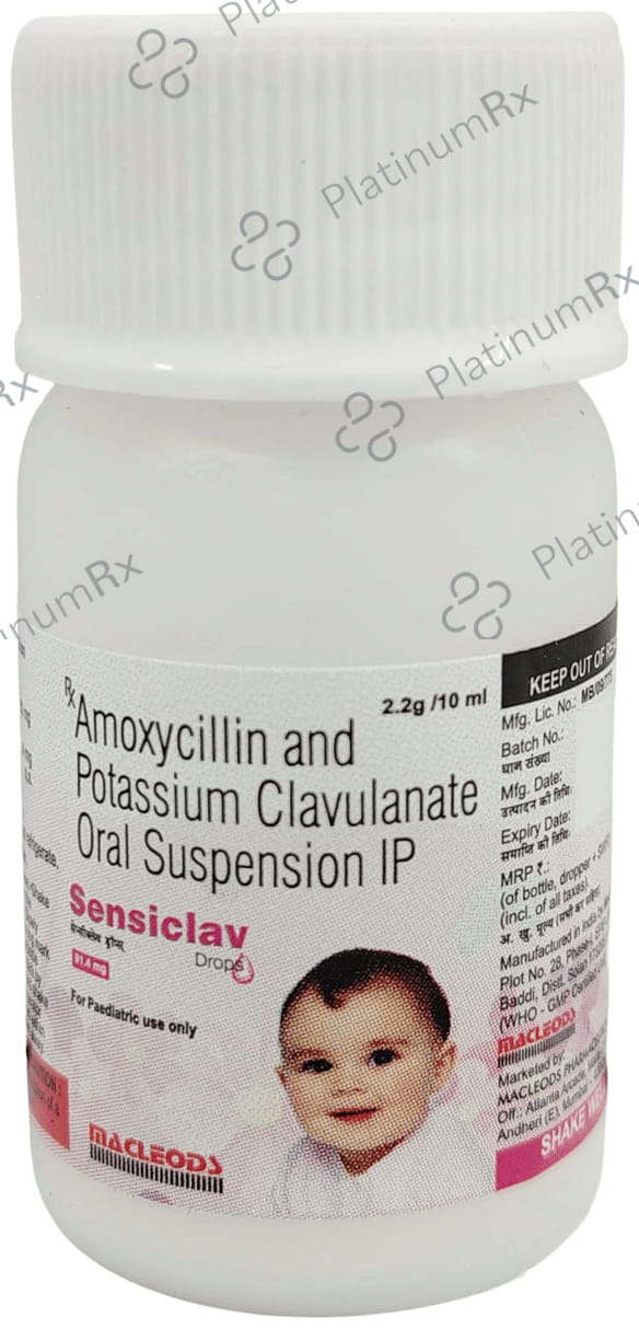 Sensiclav 80/11.4mg Drop 10ml
