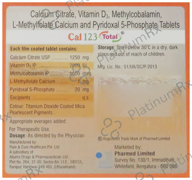 Cal 123 Total Tablet 15s