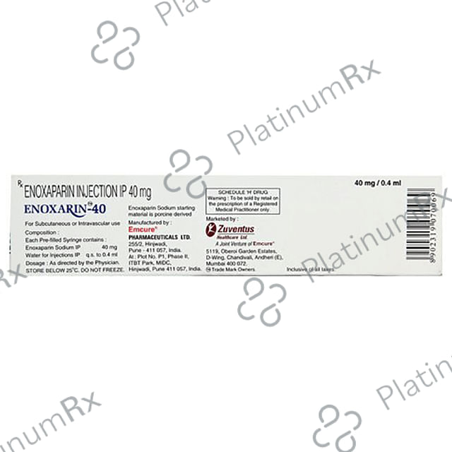 Enoxarin 40 Injection