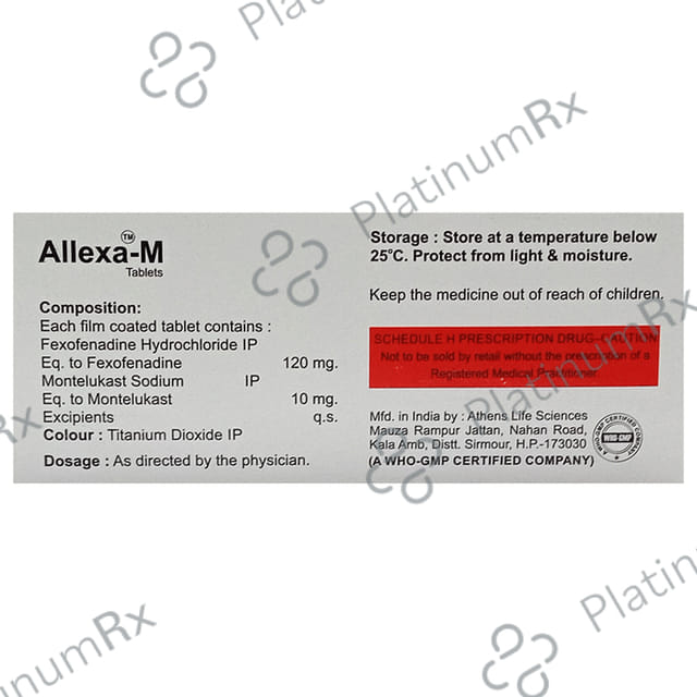 Allexa M 120/10mg Tablet 10s