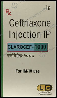 Clarocef 1000 Injection