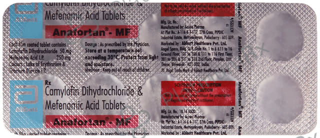 Anafortan MF 50/250mg Tablet 10s