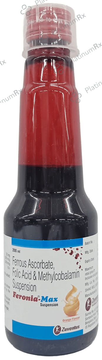 Feronia Max Oral Suspension Orange 200ml