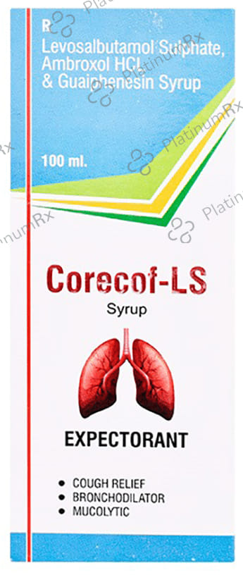 Corecof LS 15/50/1.25mg Syrup 100ml