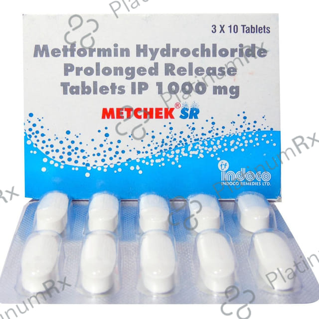 Metchek 1000mg Tablet SR