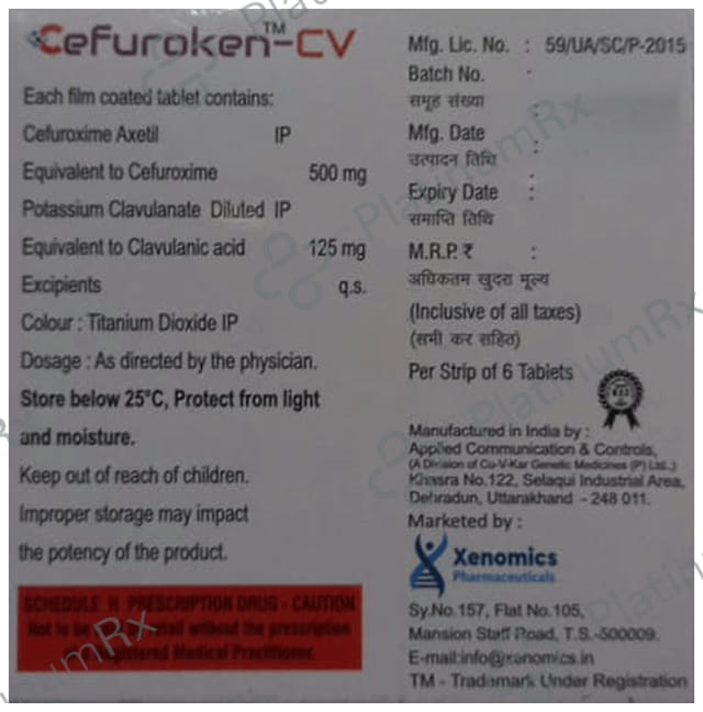 Cefuroken-CV Tablet
