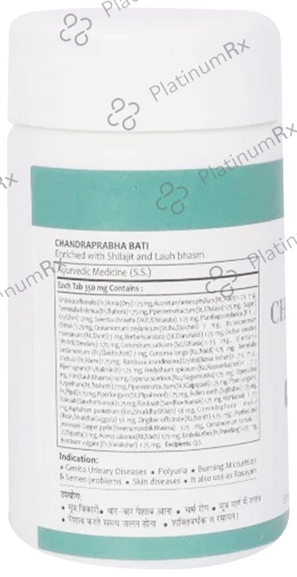 Baidyanath (Jhansi) Ayurvedant Chandraprabha Bati