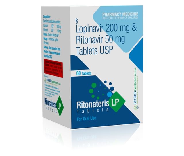 Ritonateris LP 200/50mg Tablet 60s