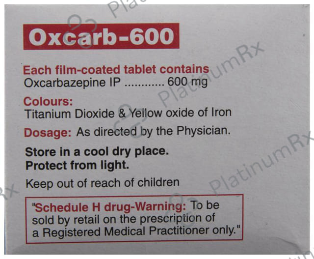 Oxcarb 600 Tablet