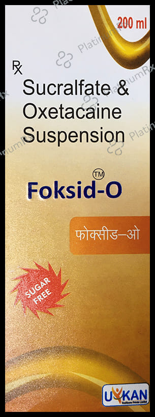 Foksid-O Oral Suspension Sugar Free