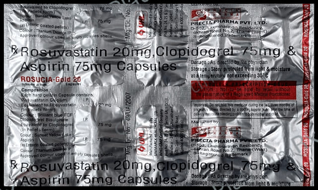 Rosucia Gold 20/75/20mg Capsule 10s