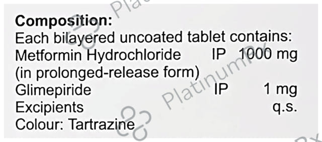 Dailyglim M Forte 1/1000mg Tablet 10s