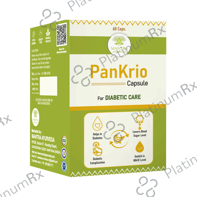 Mantra Ayurveda Pankrio Capsule