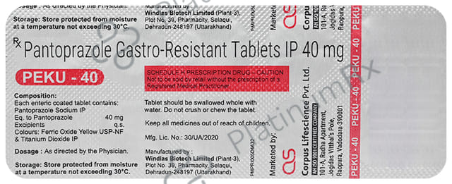 Peku 40mg Tablet