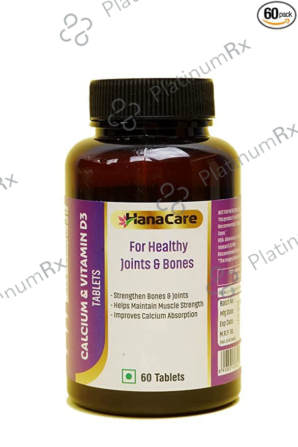 Hana Care Calcium & Vitamin D3 Tablet 60s