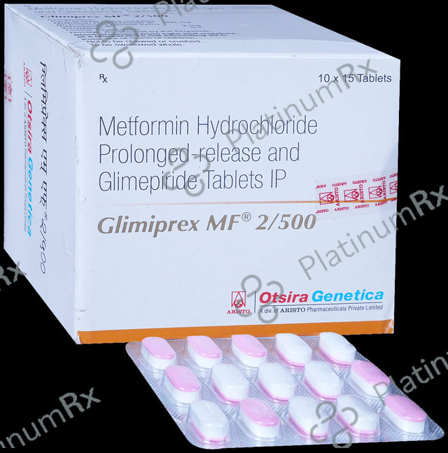 Glimiprex MF 2/500mg Tablet PR 15s