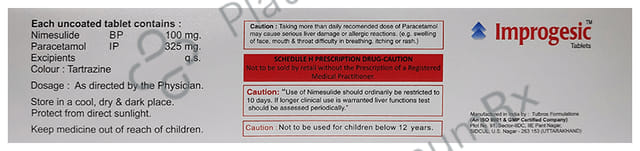 Improgesic Tablet