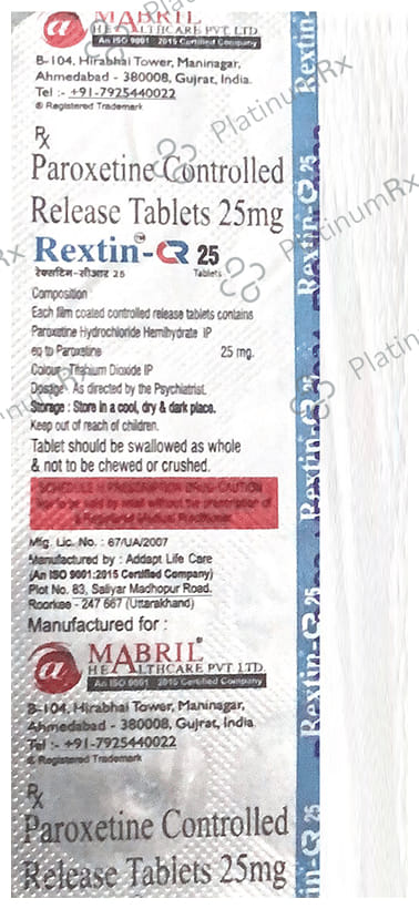 Rextin-CR 25 Tablet 10 Tablet CR