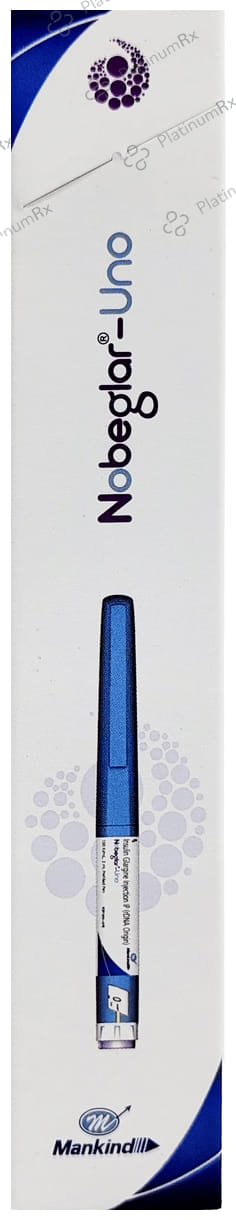 Nobeglar Uno (100 IU/ml) (1*3ml Disposable Pen) Solution For Injection 3ml