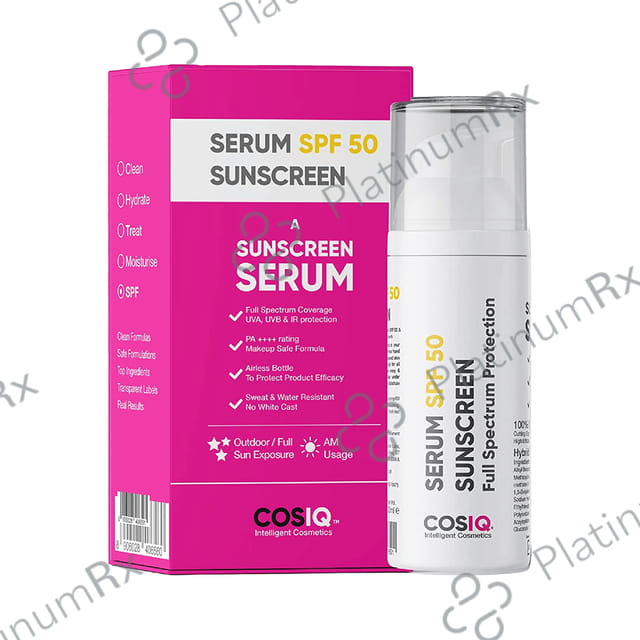 Cosiq Serum SPF 50 Sunscreen 30 ml