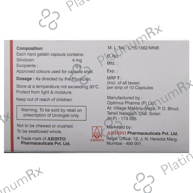 Prostagard 4mg Capsule 10s