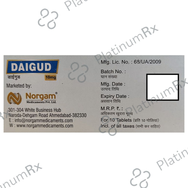 Daigud 10mg Tablet
