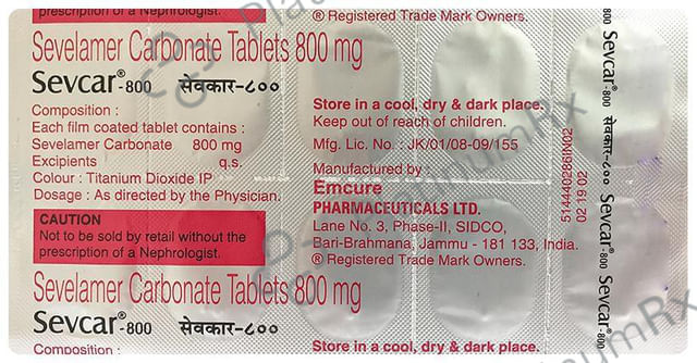 Sevcar 800 Tablet