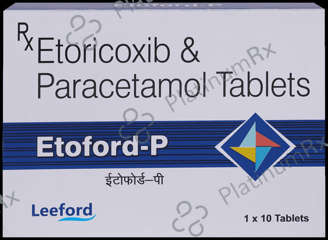 Etoford P 60 mg/325 mg Tablet
