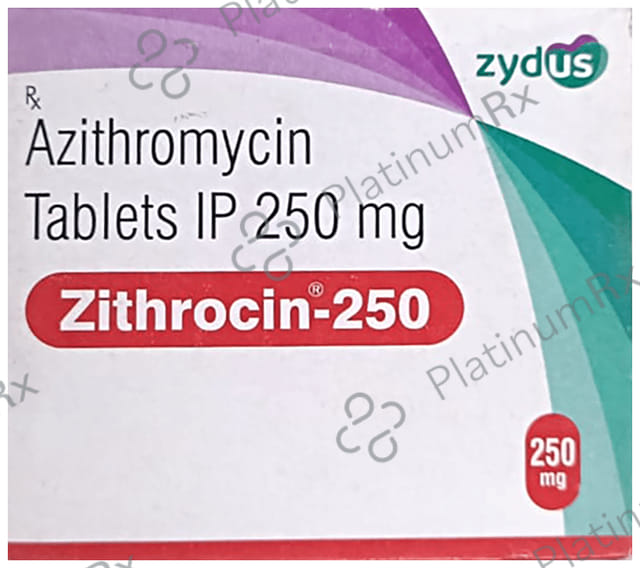 Zithrocin 250mg Tablet 5s