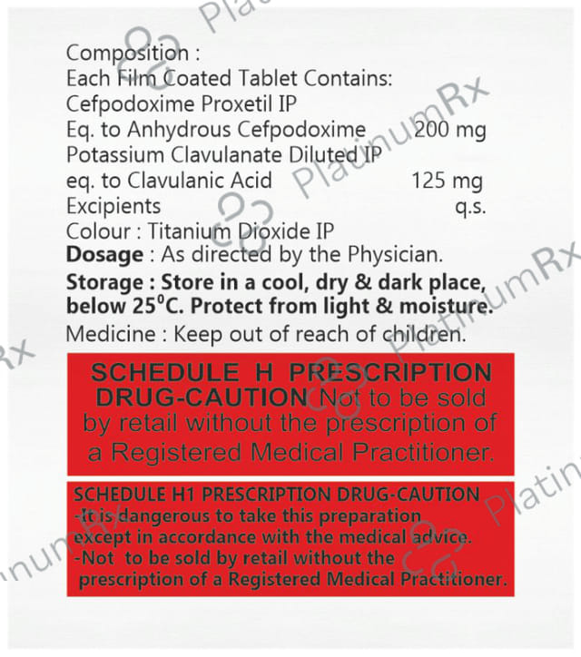 Vildox CV 325mg Tablet 6s