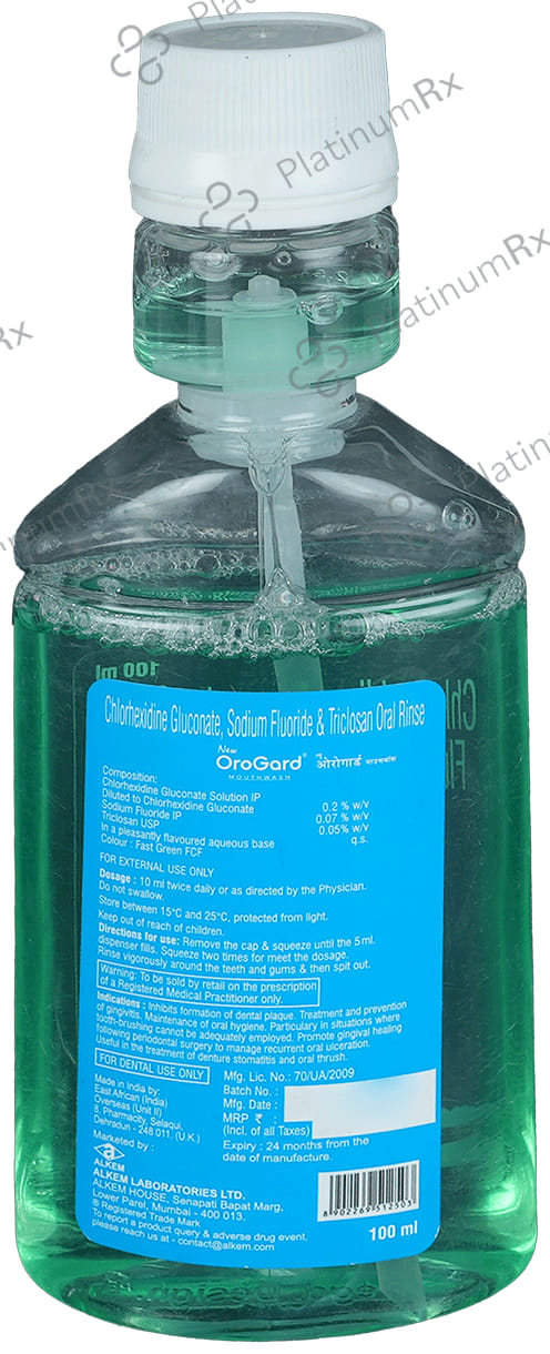 New Orogard Fresh Mint Flavour Mouth Wash 100ml