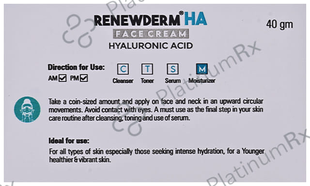 Renewderm HA Face Cream 40gm