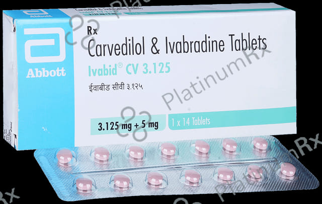 Ivabid CV 3.125/5mg Tablet 14s
