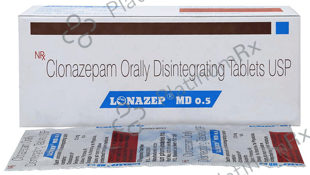 Lonazep 0.5mg Tablet MD 10s