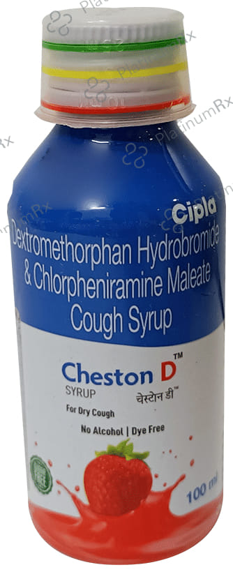 Cheston D Sugar Free 2/10mg Syrup 100ml