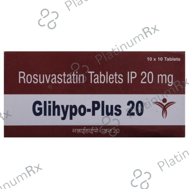 Glihypo Plus 20mg Tablet 10s
