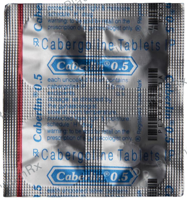 Caberlin 0.5mg Tablet 4s