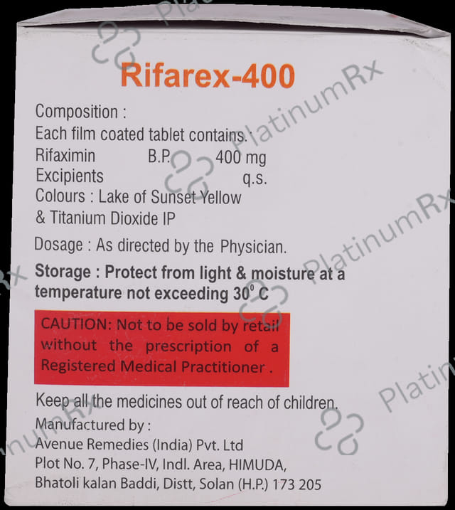 Rifarex 400mg Tablet 10s