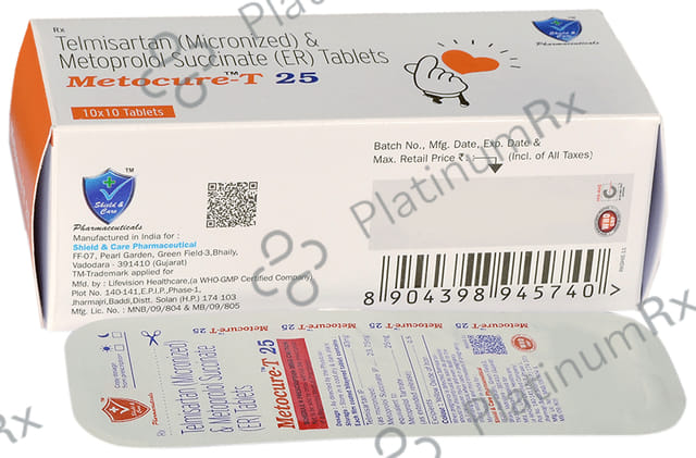 Metocure T 25 Tablet ER 10s