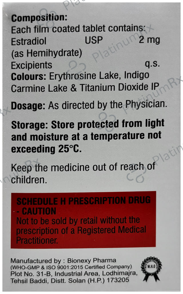 Estrafleg 2mg Tablet 28s