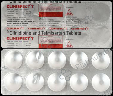 Clinispect T 10/40mg Tablet 10s