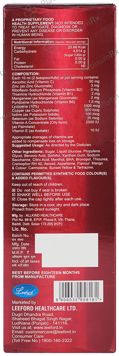 Lycozon Syrup 200ml