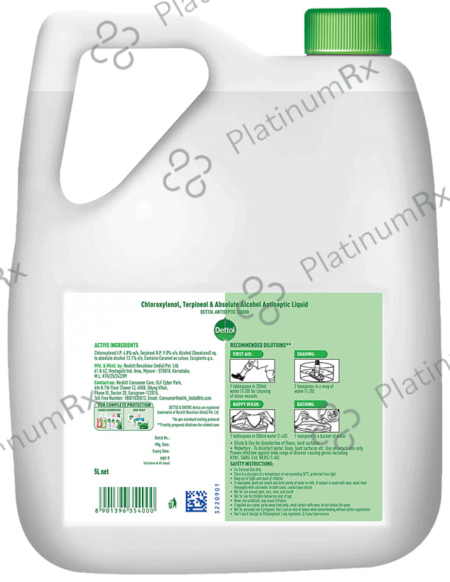 Dettol Antiseptic Disinfectant Liquid 5000ml
