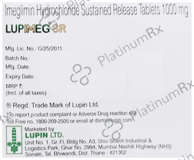 Lupimeg 1000mg SR Tablet 10s